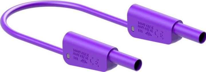 Actual product image Stäubli SLK-4N-S10 Measuring cable ( - ) 100 cm Violet 1 pc.