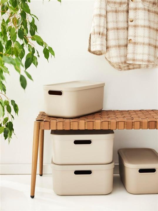 Actual product image Rotho Box12l Albula Cappuccino (23.50 cm, 12 l)