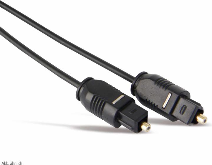 Actual product image Shiverpeaks S/CONN maximum connectivity fibre optic cable 4.0mm, Toslink plug to Toslink plug, 1.0m (1 m, TOSLINK)
