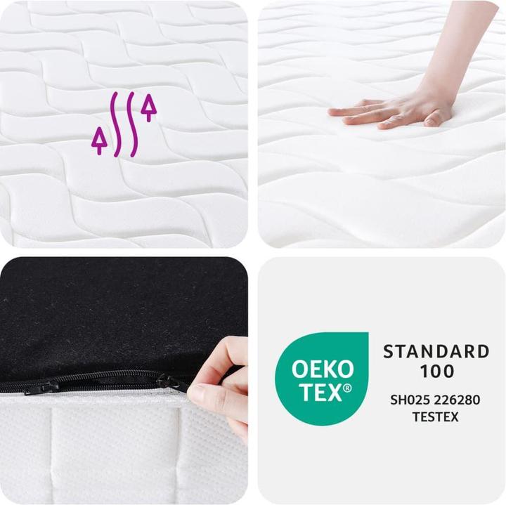Produktbild vidaXL Taschenfederkern-Matratze (90 x 200 cm)