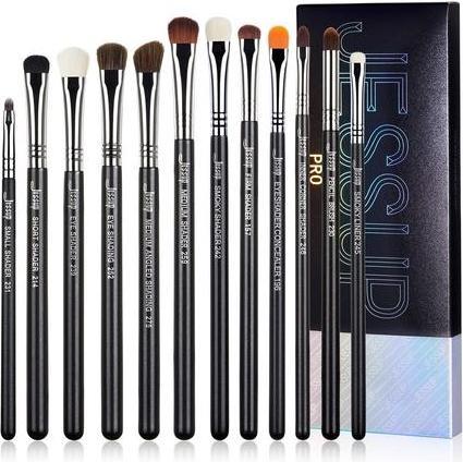 Produktbild NoName Lidschatten-Makeup-Pinselset 12er-Set Augen-Makeup-Pinsel Professionelle Premium (Augenbrauen)