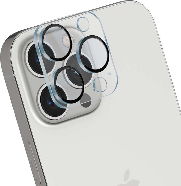 Produktbild Crong Lens Shield – Glas für die Kamera und das Objektiv des iPhone 13 Pro / iPhone 13 Pro Max (1 Stk., Apple iPhone 13 Pro)