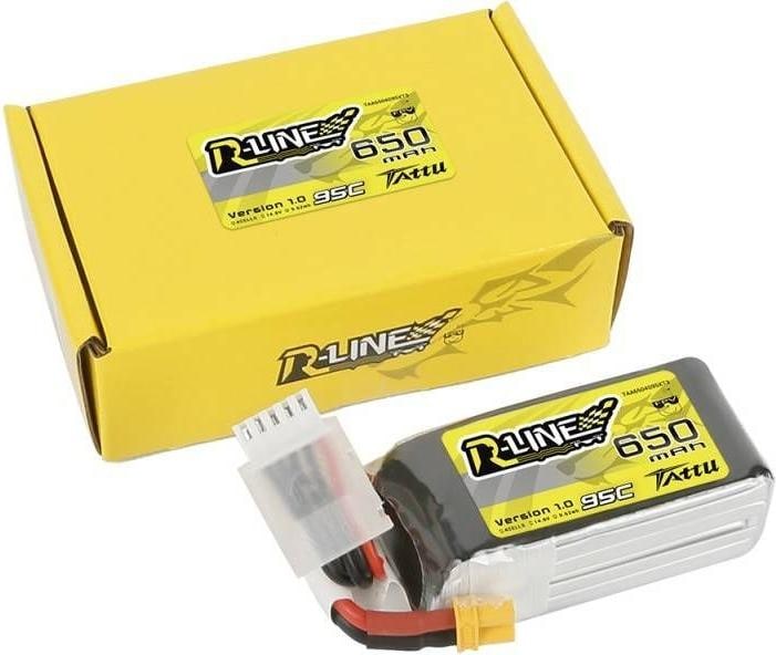 Produktbild Tattu Modellbau-Akkupack (LiPo) 14.8 V 650 mAh Zellen-Zahl: 4 95 C Softcase XT30 (14.80 V, 650 mAh)