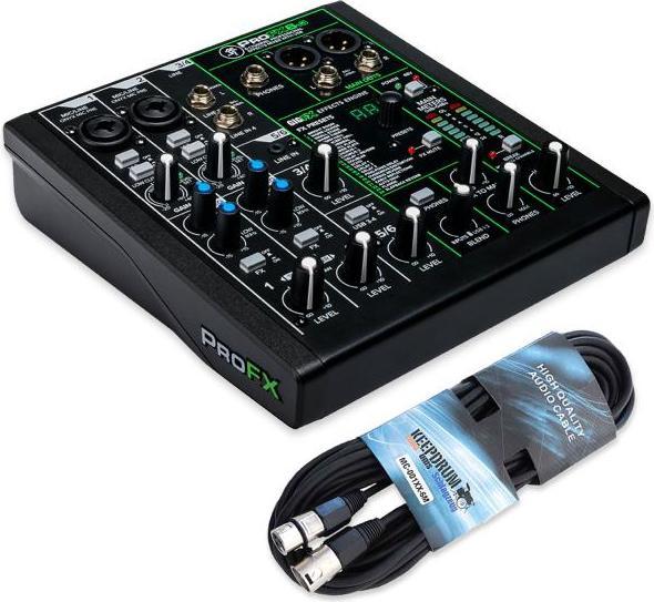 Produktbild Mackie Mischpult ProFX6v3 6-kanaliger Analogmixer mit Kabel