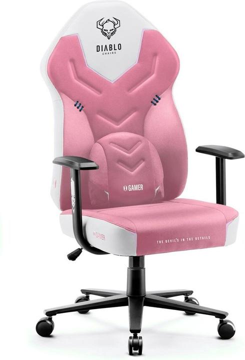 Actual product image Diablo Fotel Chairs X-Gamer Marshmallow Pink Normal Size