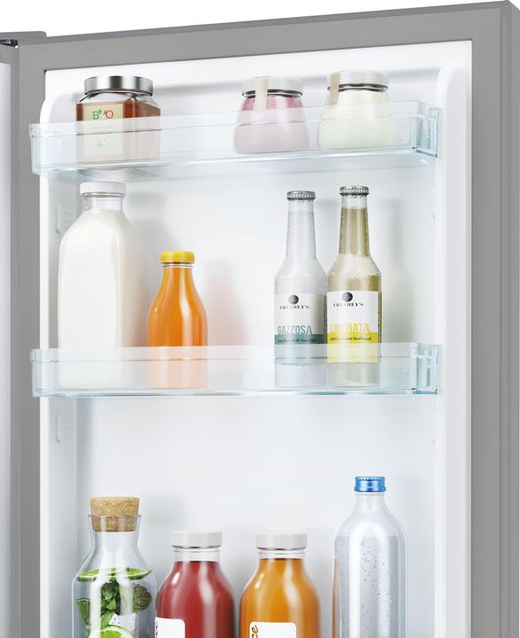 Actual product image Candy City Combi CCT3L517ES fridge freezer Free-standing 260 L E Silver (260 l)
