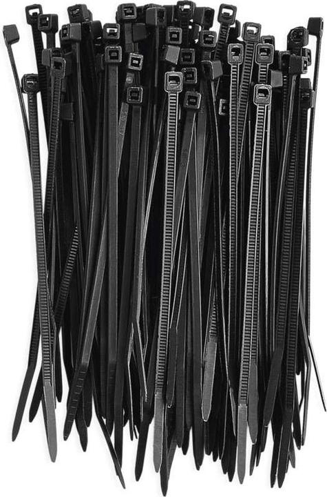 Produktbild Emos Kabelbinder 100×2,5, schwarz, 100 Stk (Kunststoffkabelbinder, 100 mm, 100 Stk.)