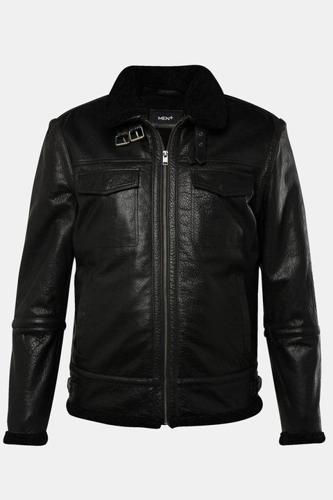 Produktbild Men+ Lederjacke, Leder, Teddyfutter (XL)