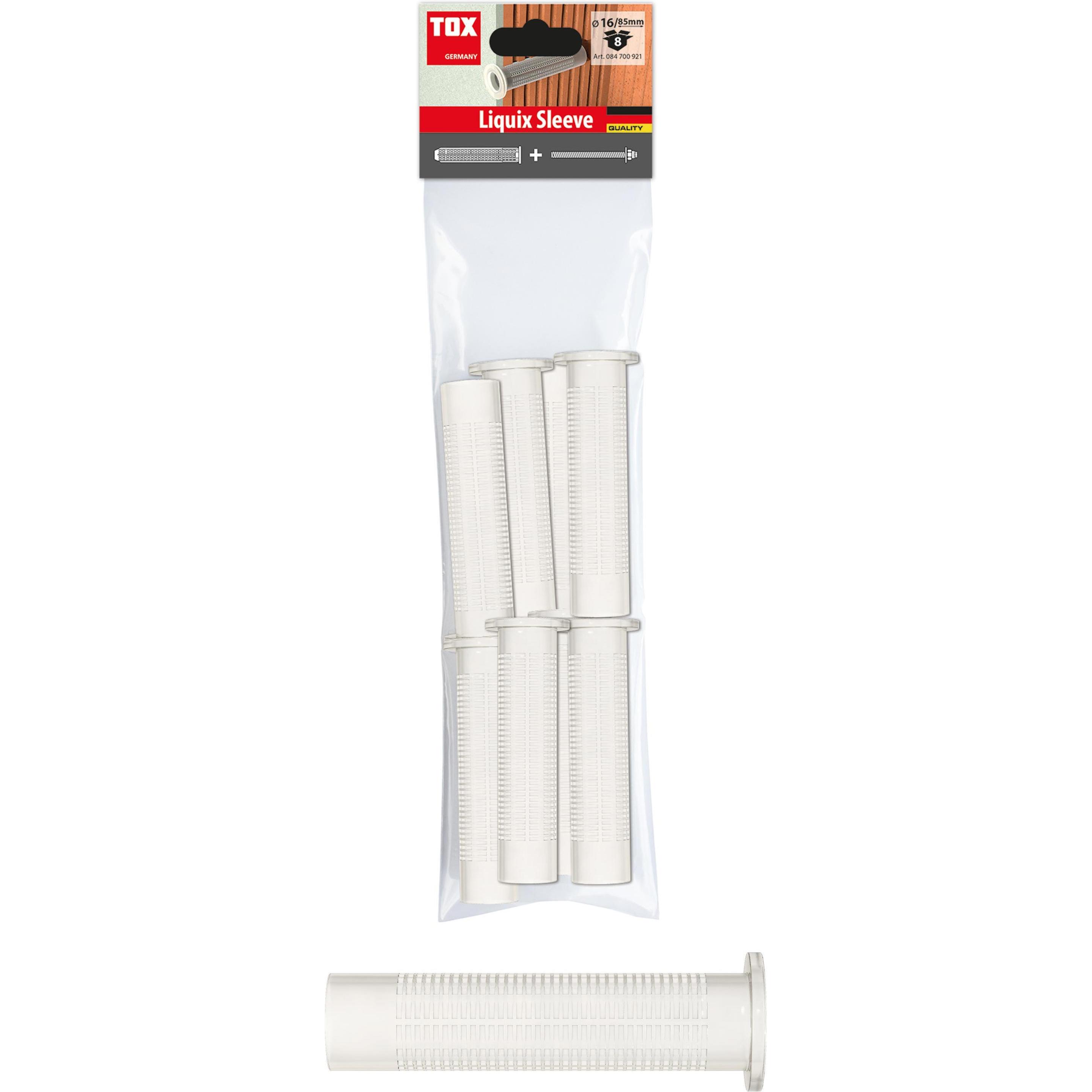 Tox, Dübel, Siebhülse Liquix Sleeve 20x130 mm (10 Stk.)