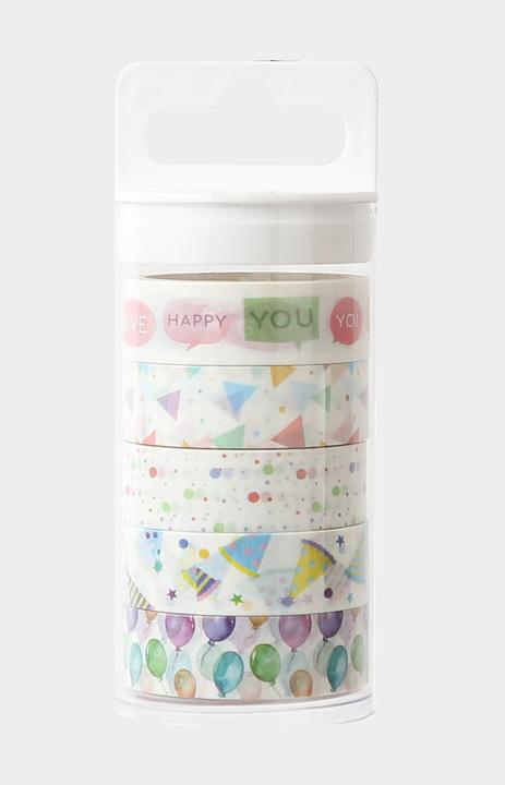 Produktbild I Am Creative Klebeband Washi Tape 5er Set Party