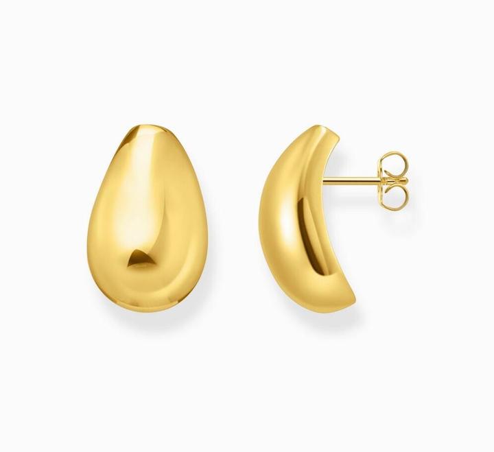 Image du produit Thomas Sabo Boucles d'oreilles en forme de goutte d'eau (Or jaune 750 plaqué or, Argent sterling 925)