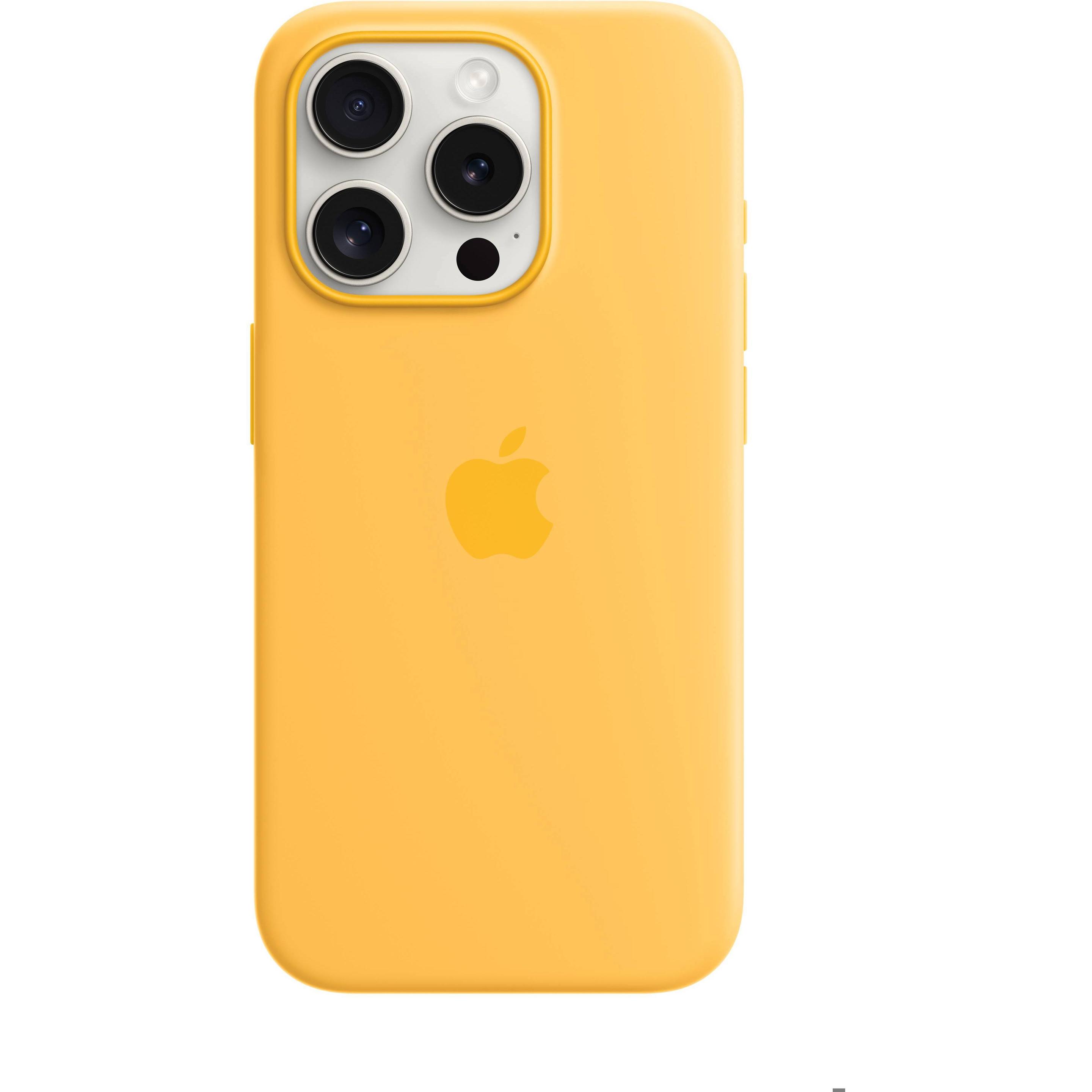 Apple Silicone Case with MagSafe (Apple iPhone 15 Pro), Smartphone Hülle, Gelb