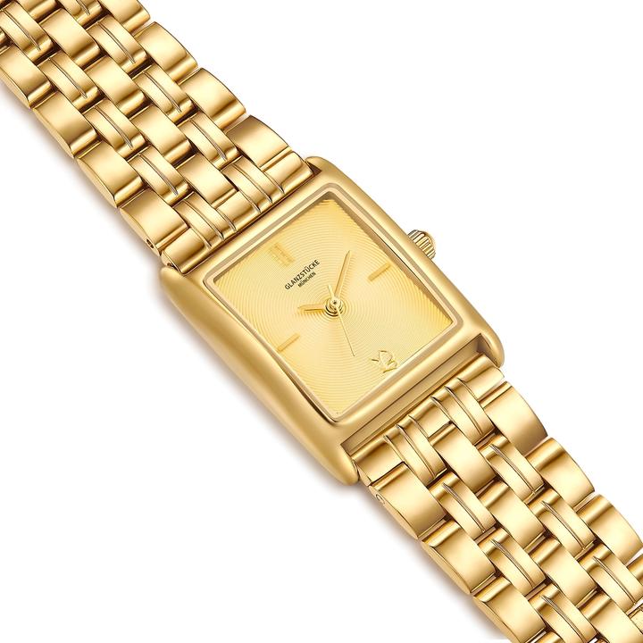 Actual product image Glanzstücke München Damen Quarzuhr gelbgold Edelstahl gelbgold - 38052 (22 mm)