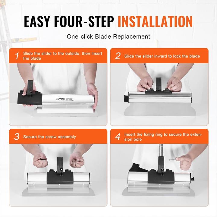 Actual product image Vevor Skimming Blade Set