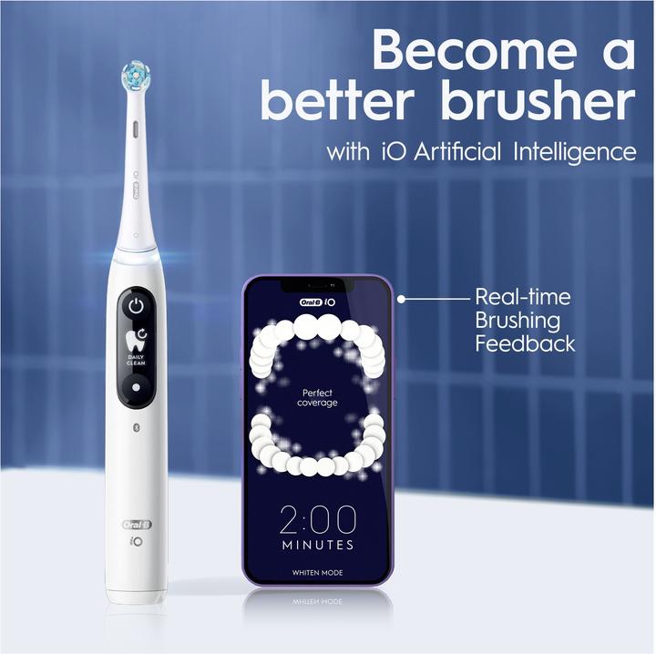 Produktbild Oral-B Eltandbørste iO7S White (Oszillierende Zahnbürste)