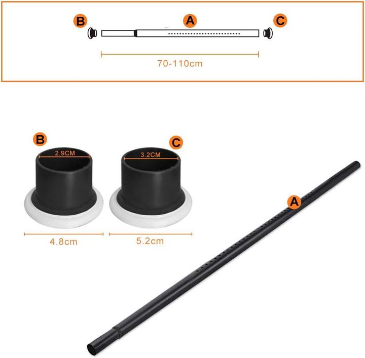 Produktbild Bailey Teleskopgardinenstange