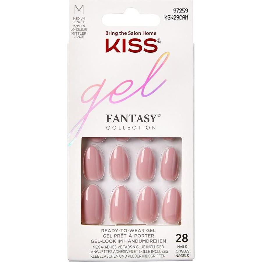 Kiss, Nail Art + Unghie Finte, Gel Fantasy Nails Windy City (Colla Per Unghie)