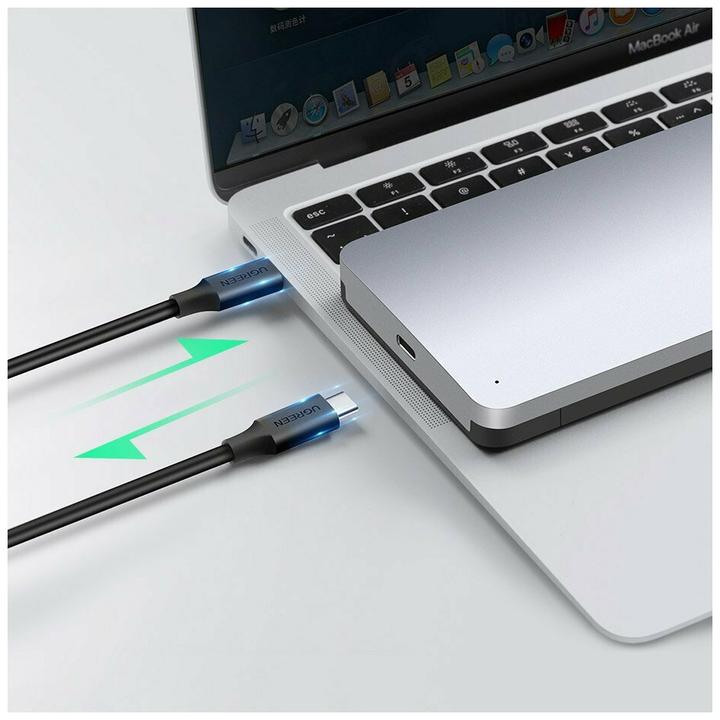 Productafbeelding Ugreen USB 3.1 Type-C HDD/SSD Aluminium Behuizing 2,5" met USB-C Kabel (2.5")