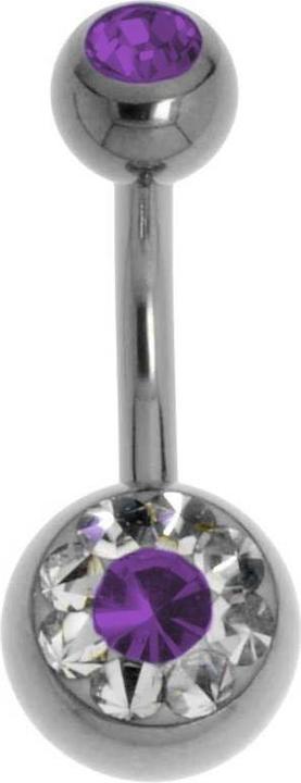 Image du produit Bijouteria Piercing nombril (Cristal Swarovski, Titane)