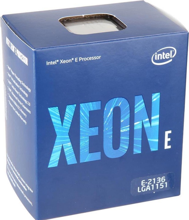 Image du produit Intel Xeon E-2136 (LGA 1151, 3.30 GHz, 6 -Core)