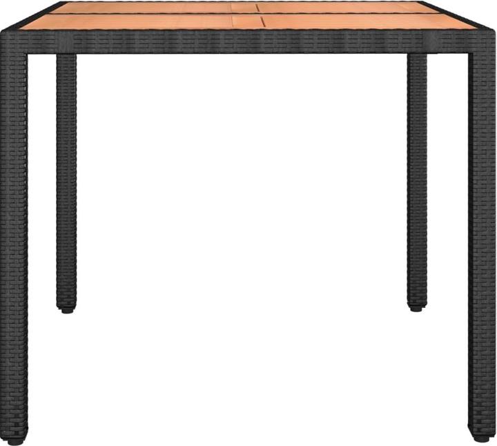 Produktbild vidaXL Gartentisch mit Holzplatte (90 x 90 x 75 cm)