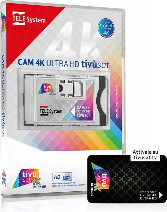 Immagine prodotto Tivu CAM Tivusat 4K Ultra HD (Altri, Modulo CI)