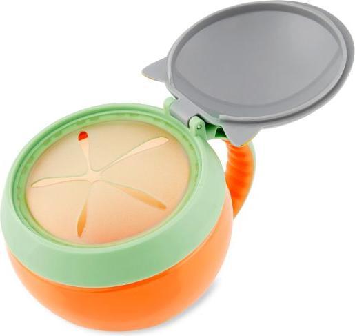 Actual product image Skiphop Zoo Snack Container Raccoon