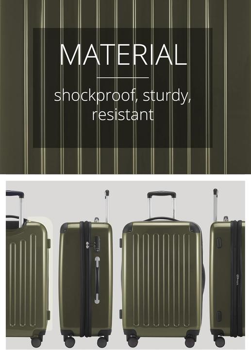 Actual product image Hauptstadtkoffer Expandable Hardshell Spinner Suitcase with TSA Lock