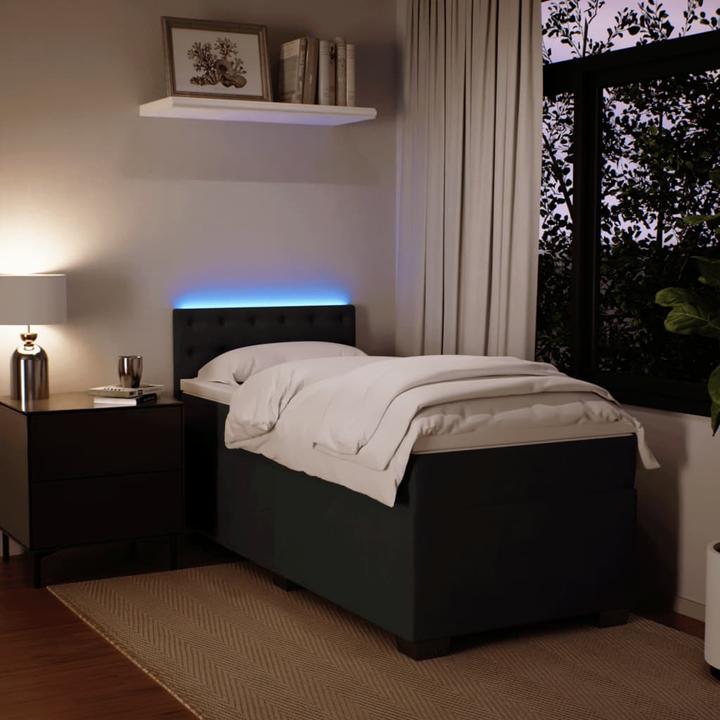 Produktbild VidaXL Bo x springbett mit Matratze 160 x 200 cm Samt (160 x 200 cm)