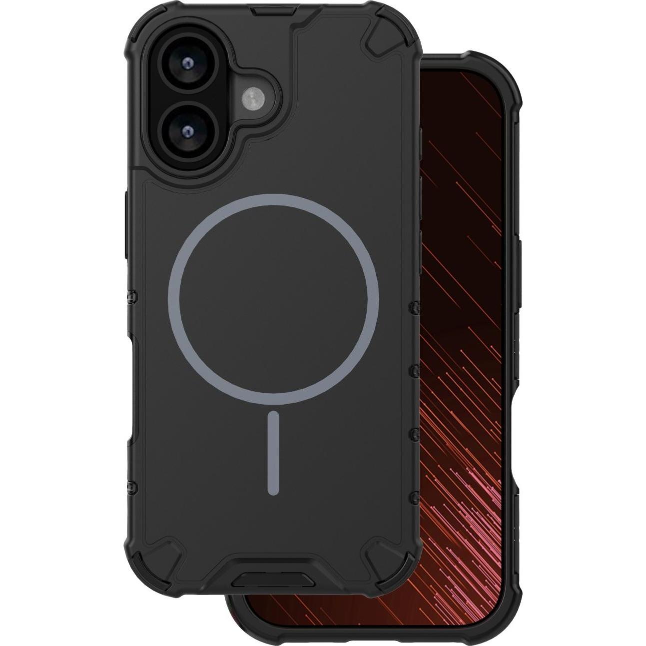 OEM Defender 2in1 Mag case for iPhone 17 6,3" black (Apple iPhone 17), Cover smartphone, Nero