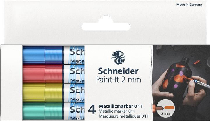 Produktbild Schneider Metallicmarker Paint-It 011 2mm 4er Set 2 (4x)