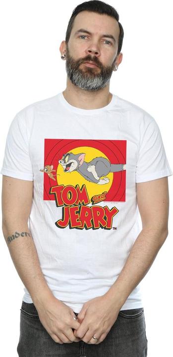Immagine prodotto Tom & Jerry Chase Scene Maglietta Uomo (5XL)