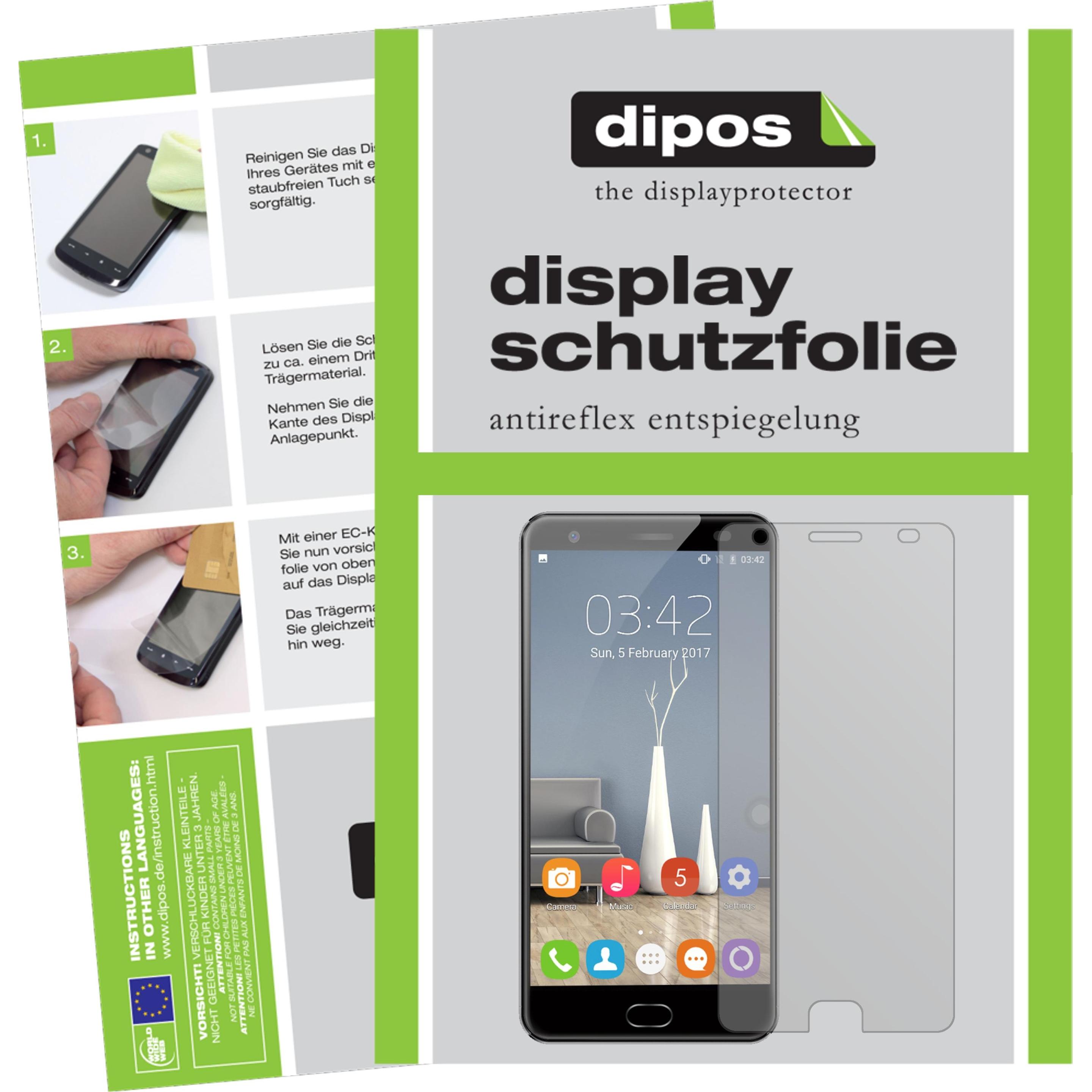 Dipos Displayschutzfolie Antireflex (1 Stück, Oukitel OK6000 Plus), Smartphone Schutzfolie, Transparent