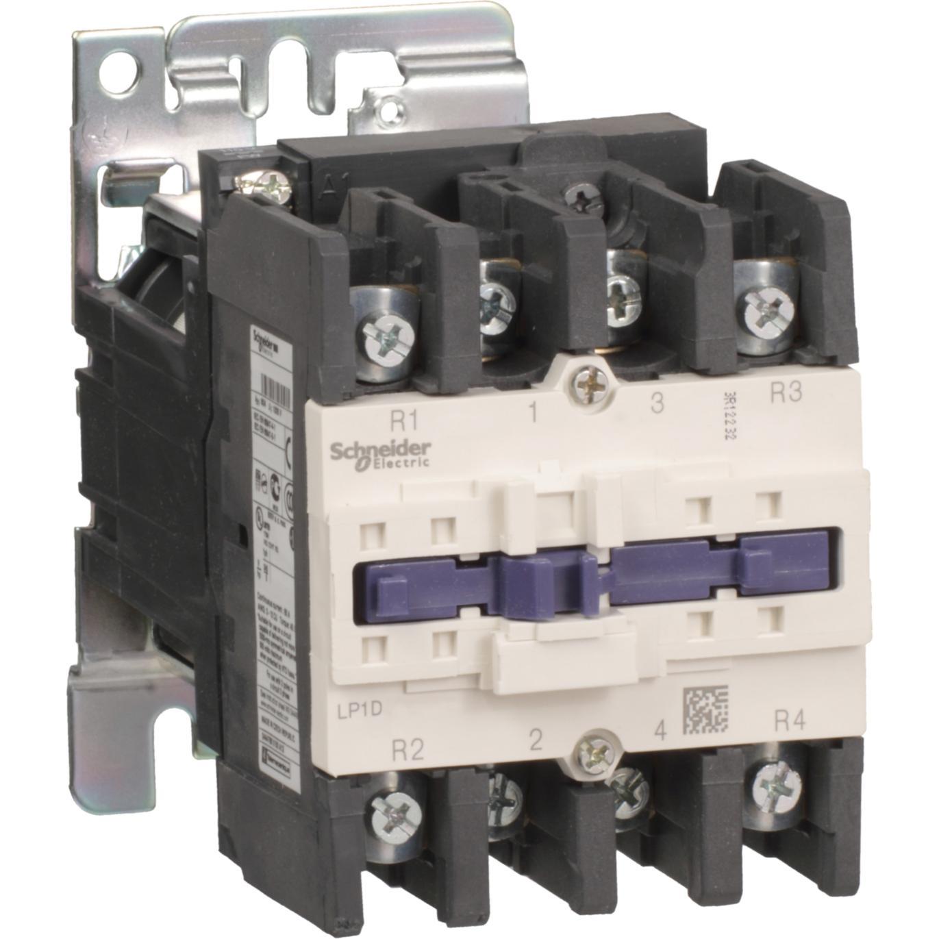 Schneider Electric Schütz,NO,125A,24Vdc,AC-1, 4-polig, Relais