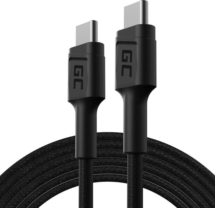 Produktbild GreenCell KABGC29 USB Kabel 2 m USB 2.0 USB C Schwarz (2 m, USB 2.0, 60 W)