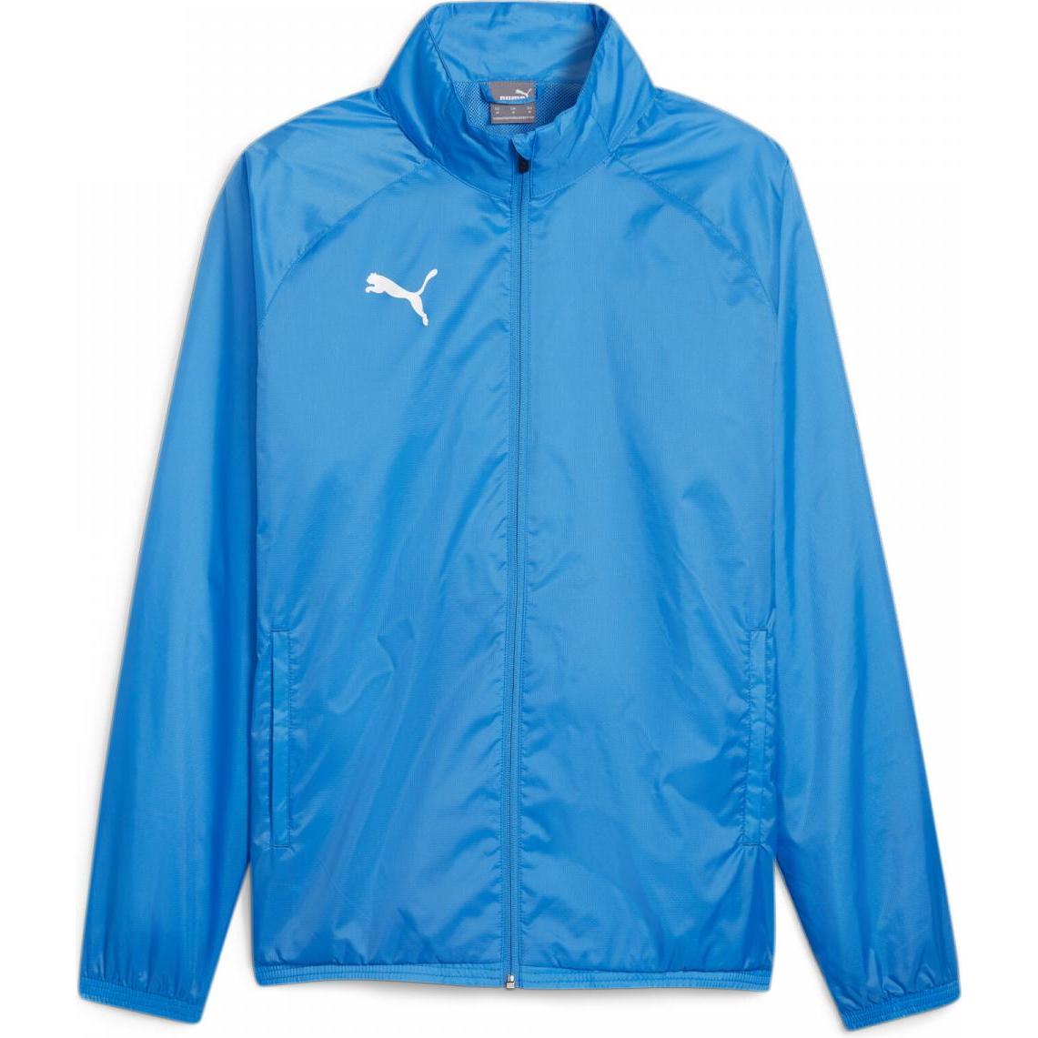 Puma, Herren, Laufjacke, teamGOAL All Weather Jacket (3XL), Blau, 3XL