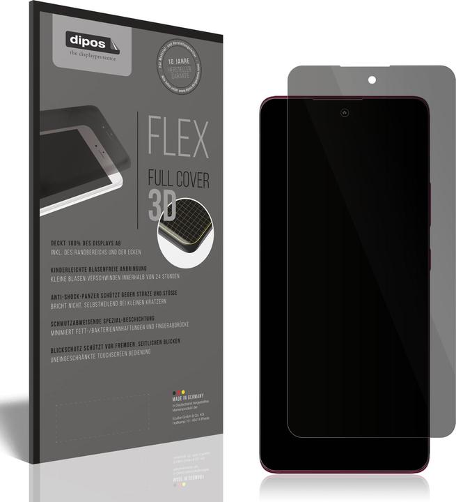 Actual product image Dipos Privacy Screen Protector Full Cover (1 Piece, Motorola Edge 30 Fusion)
