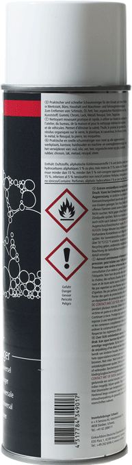 Actual product image E-coll Cleaner for assembly foam (500 ml)