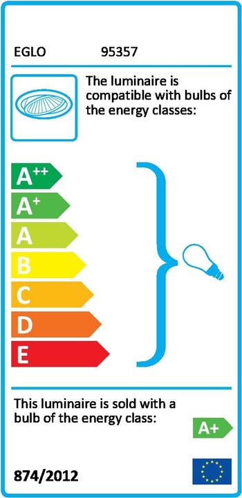 Energie-Label EGLO Tedo 1 (400 lm, GU10)