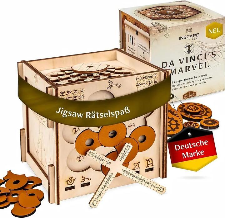 Actual product image Inscape Da Vinci's Marvel - Puzzle box