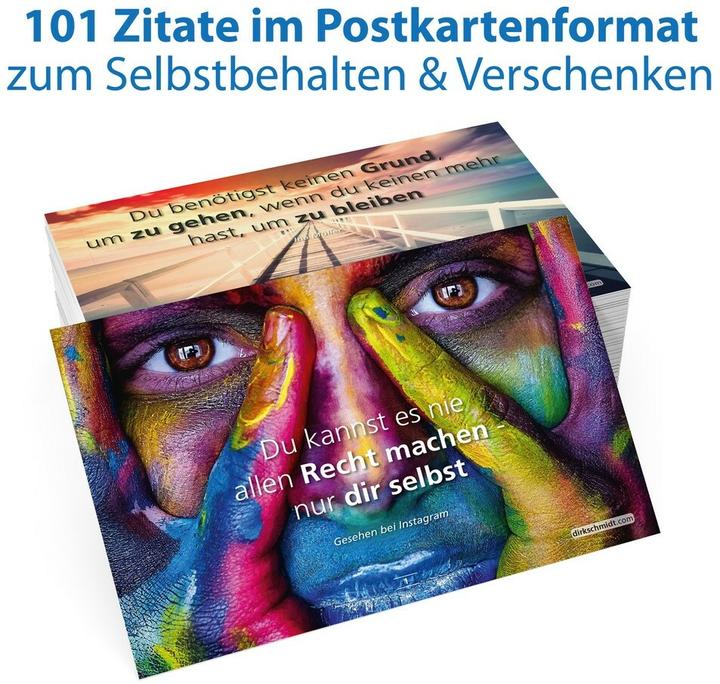 Produktbild MUTivationsbox 2 - 101 Zitate im Postkartenformat (Deutsch, Dirk Schmidt, 2020)