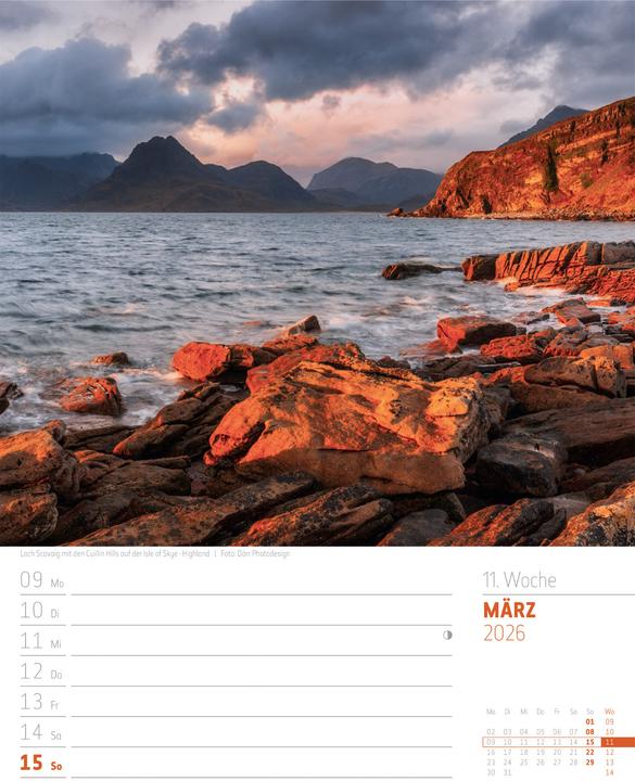 Actual product image Schottland - Zwischen Highlands und Hebriden - Wochenplaner Kalender 2026