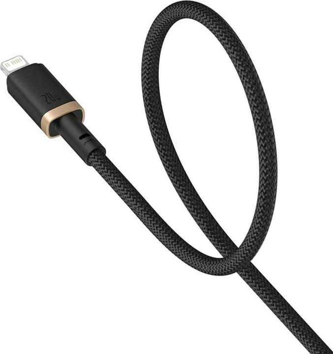 Produktbild Baseus Dura Typ-C-Schnellladekabel für iP 20 W 2 m Schwarz Gold (2 m, 20 W)