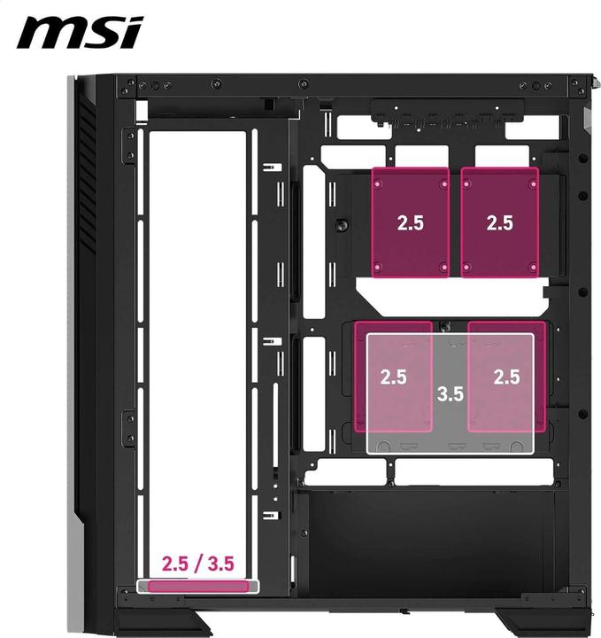 Produktbild MSI GEH Midi MPG VELOX 300R PZ (ATX, mATX, Mini-ITX)