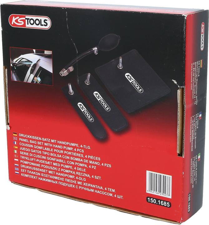 Actual product image KS Tools Panel bag set with hand pump, 4 pcs