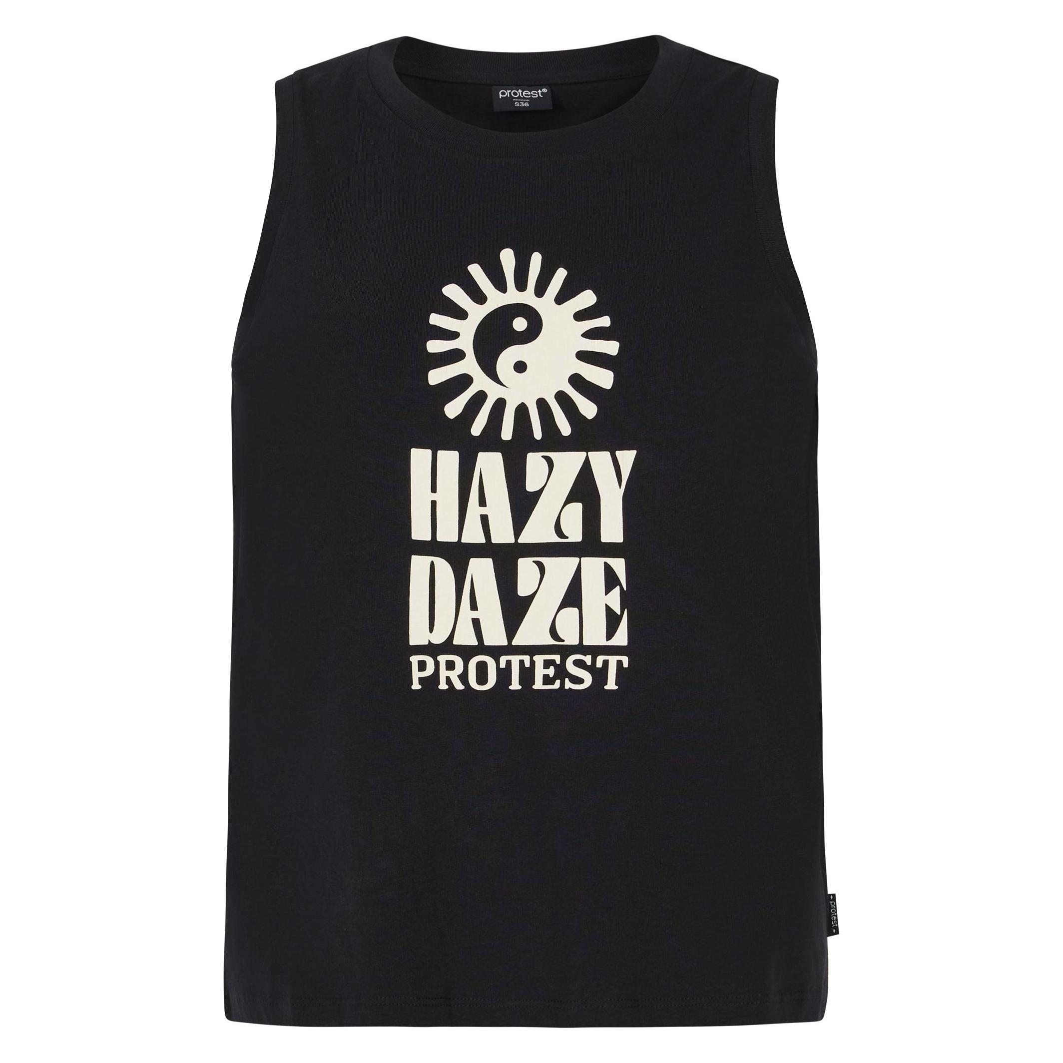 Protest, Vrouwen, T-shirts, Ärmelloses Damen-Top PRTMalang Schwarz, Zwart, (S)