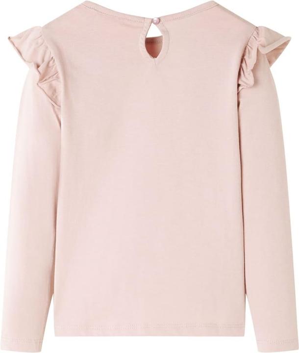 Produktbild vidaXL Kinder-Langarmshirt Rosa 92,Material: 100 % Baumwolle,Farbe (92)
