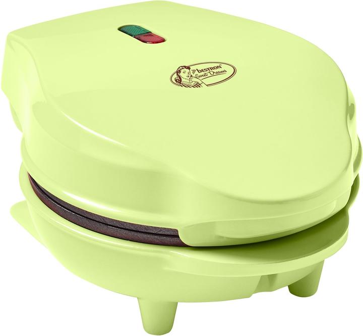 Produktbild Bestron Mini Waffeleisen, grün, Ostereiform