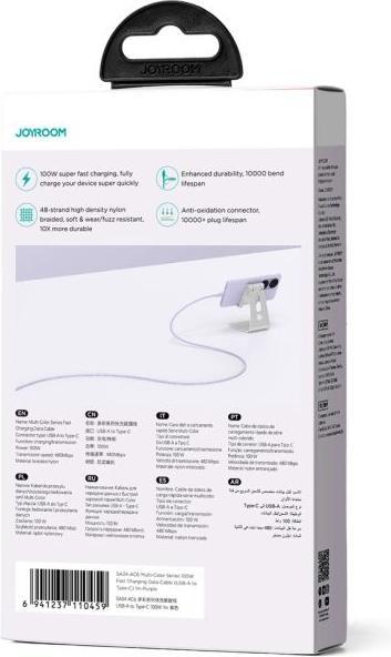 Actual product image Joyroom USB A — USB C (1 m, USB 2.0, 100 W)