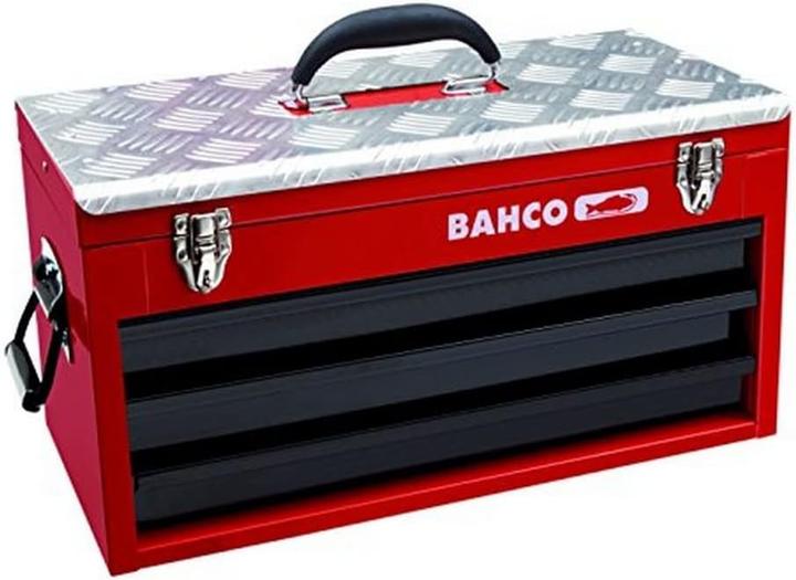 Irimo Robust metal tool box with 3 drawers